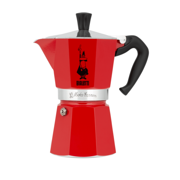 מקינטה Bialetti moka express 3 אדומה ביאלטי