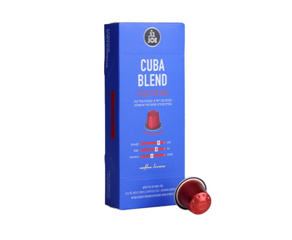 10 קפסולות אלומיניום לנספרסו - קובה CUBA - קפה ג'ו