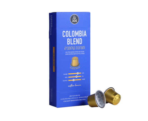 10 קפסולות אלומיניום לנספרסו - קולומביה COLOMBIA - קפה ג'ו