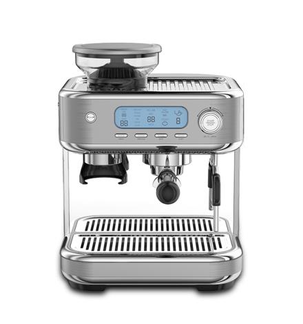 מכונת קפה טוחנת מקצועית ידנית BARISTA | כד הקצפה, נוזל ניקוי ושקית קפה מתערובת הבית של Sapore במתנה!
