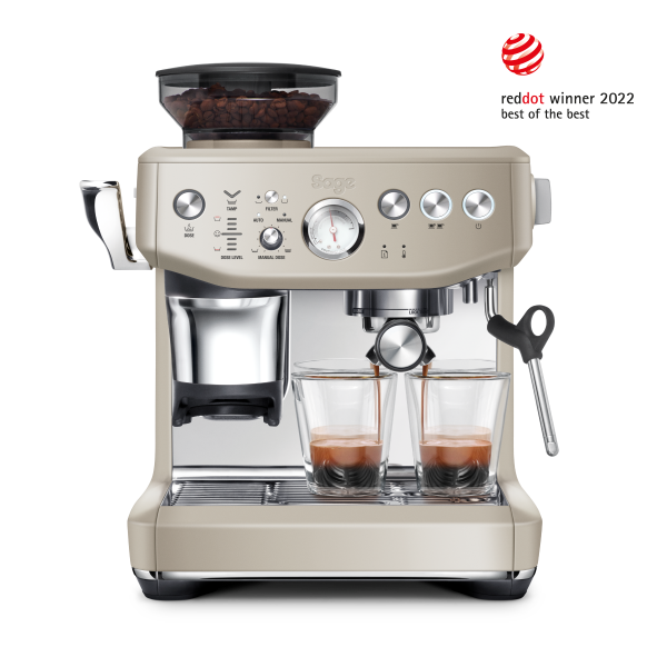 מכונת קפה Barista Express® Impress SES876ALM + 2 ק"ג תערובות + נוזל ניקוי מתנה!