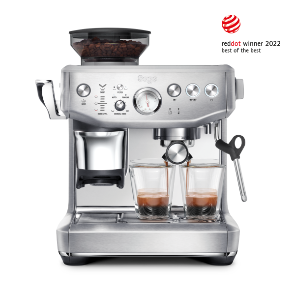 מכונת קפה Barista Express® Impress SES876BSS + 2 ק"ג תערובות + נוזל ניקוי מתנה!