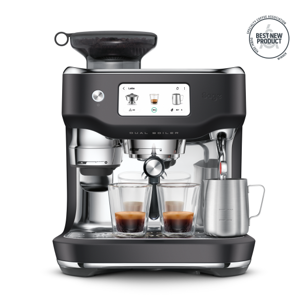 מכונת קפה מקצועית the Oracle® Dual Boiler SES995BTR + קילו קפה + קנוקבוקס + נוזל ניקוי מתנה!