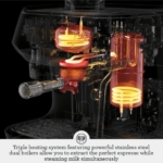 מכונת קפה מקצועית the Oracle® Dual Boiler SES995BTR + קילו קפה + קנוקבוקס + נוזל ניקוי מתנה!
